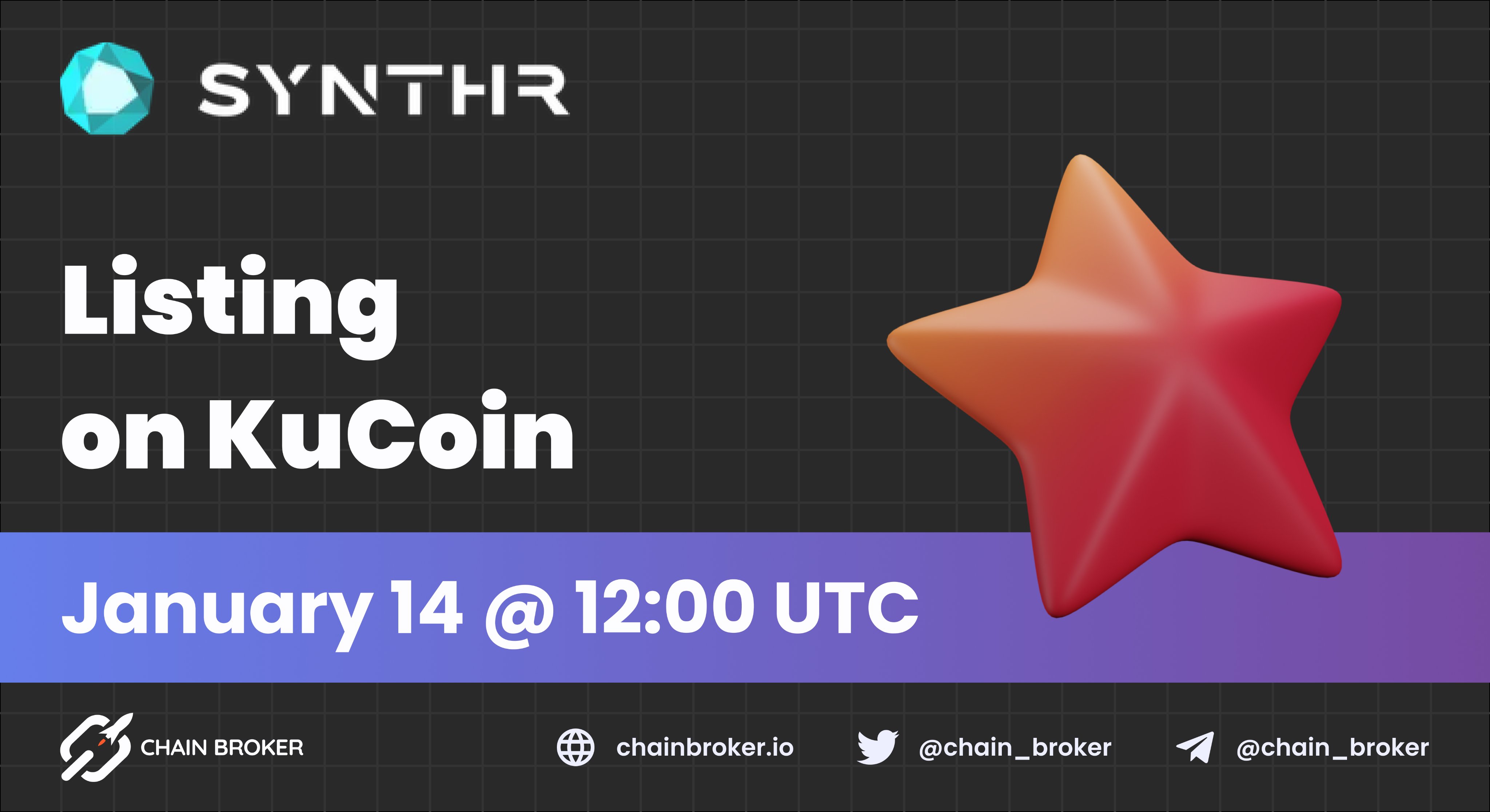 Synthr (SYNTH) Price, Investors & Funding, Charts, Market Cap | Chain Broker